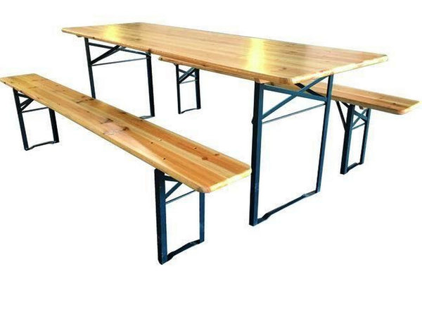Tavoli legno birreria blinky220x70 cm0