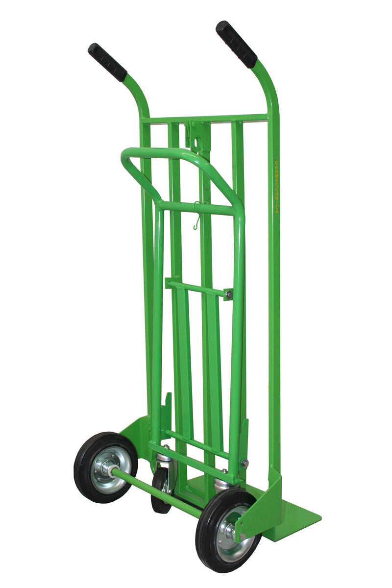 Carrello trasformabile con ruote in gomma piena