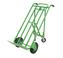Carrello trasformabile con 2 ruote antiforatura e 2 in gomma piena