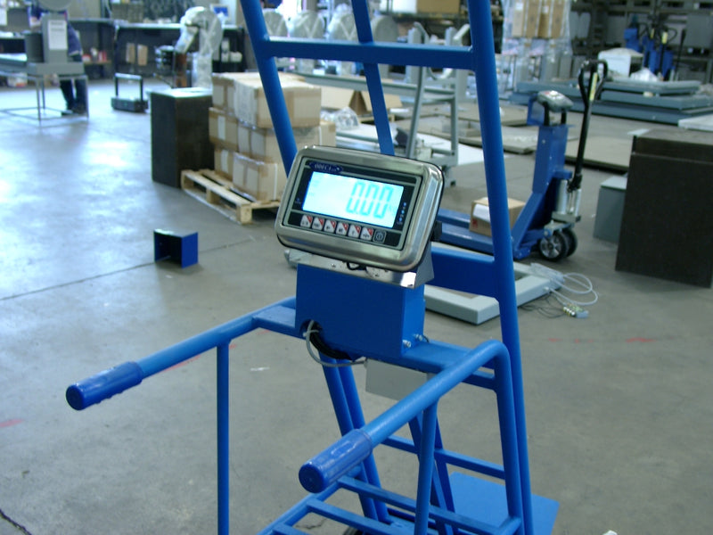 Carrello Pesatore a 3 Ruote Orto Ultra - 150kg/50g - Bilancia per Frutta e Verdura