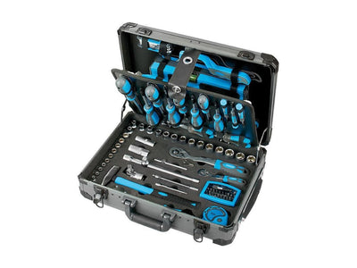Valigia con trolley, utensili e accessori
