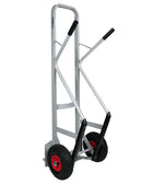 Carrello in alluminio con scivolo spalla tubolare