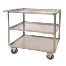 Portatutto medio a 3 piani in acciaio inox