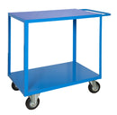 Portatutto grande a 2 piani con ruote con ruote girevoli