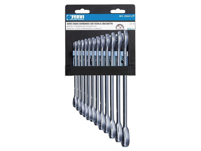 fervi SERIE CHIAVI COMBINATE CON TESTA A CRICCHETTO