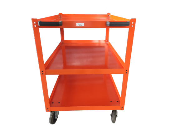 Carrello con pianale a vasca a tre livelli maxi portata 350 kg maxired