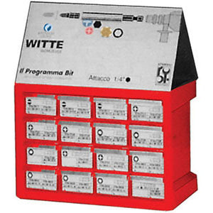 Espositori di vendita con bits att.1/4 din 3126 witte-center 2: 263 pz.in 16 cassetti - 2022g