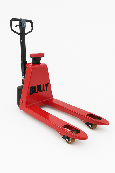 Transpallet elettrico con bilancia portata 1500 kg.