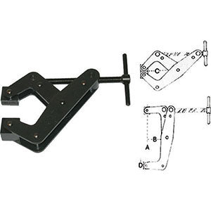 Morsetti a mano per bloccaggio rapido tipo in acciaio speciale - 2840g 6