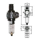 Gruppi filtro-riduttore per aria compressa variobloc con svuotamento manuale- bicchiere in policarbonato trasparente - 3463gzp 1/2