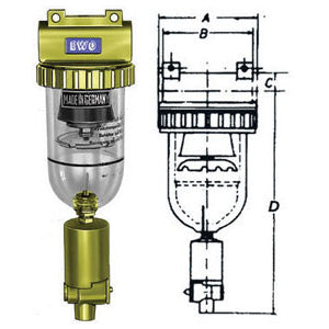Depuratori daria con scarico automatico - 3468g 3/8