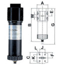 Gruppi filtro ad 1 unita al carbone attivo - 3473gc 1/4