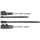 Fascette di cablaggio in nylon (cf.100pz) a chiusura riapribile - 3473se 750
