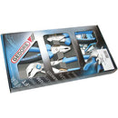 Assortimenti 3 pinze,pinze regolabili e tronchese cromati - 347gf