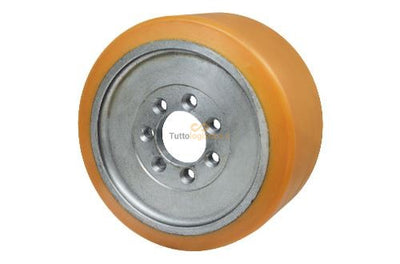 Ruota - Rullo motrice 350X127-80 in Vulkollan® - Cod. 637.025