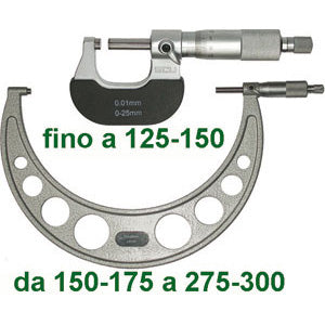Micrometri tipo standard, din 863 - 3782l 225 250