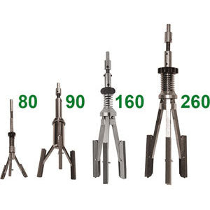 Levigatori per cilindri freni e motori - con molla regolatrice e 3 pattini abrasivi - 387l 90
