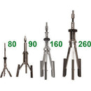 Levigatori per cilindri freni e motori - con molla regolatrice e 3 pattini abrasivi - 387l 90