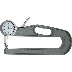 Spessimetri a quadrante divisione 1/10 mm arco profondo contatti a forma sferica - 3952e