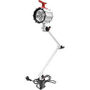 Lampade da lavoro tipo professionale/industriale a 3 snodi con luce a 6 led - 4465t