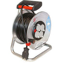 Avvolgicavi tipo pesante industriale, in acciaio zincato antiruggine; completo di cavo - 4473gv 50
