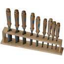 Assortimenti 9 scalpelli con manico legno art 5208 - 5209gp