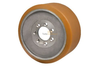 Ruota - Rullo motrice in Vulkollan® 330x135-80 - Cod. 637.049