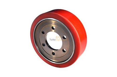 Ruota - Rullo motrice 230x75-80 6B-Ø14 - Cod. 647.004-S
