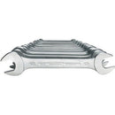 12 chiavi fisse in serie mm 6x7-8x9-10x11-12x13-14x15-16x17-18x19-20x22-21x23-24x26-25x28-27x32 - 871g 12a