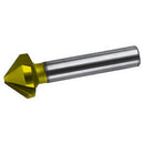 Frese x svasare a 3 taglienti; conicità testa 90° att. cilindrico in acciaio hss rivest. tin - 8812g 40