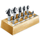 Assortimenti di 10 fresexsvasare in acciaio hss - 8834g