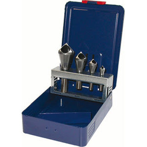 Assortimenti svasatori-sbavatori 4 pz.in acciaio al cobalto hss-e - 8878g