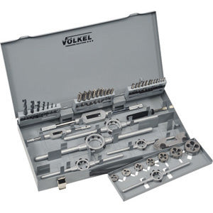 Assortimenti in valigetta plastica per filettare da m3 a m12 - 9407gt