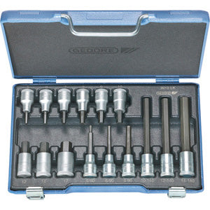 Assortimenti chiavi a bussola 1/2 per viti con esagono interno - 972gc