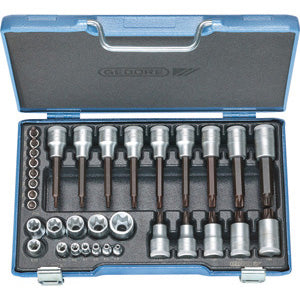 Assortimenti chiavi a bussola 1/4-1/2 per poligono interno/esterno torx - 972gk 3