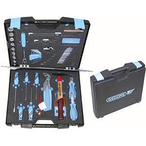 Valigie di polietilene con 47 utensili per uso universale touring 1000 - 986ge