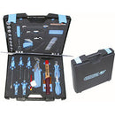 Valigie di polietilene con 47 utensili per uso universale touring 1000 - 986ge
