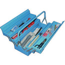Cassette lamiera con 53 utensili per uso professionale,universale e servizio assistenza - 987b