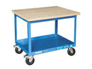 Carrello con piano in legno