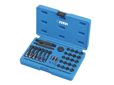 Kit metrica di riparazione con filetti a bussola per candelette