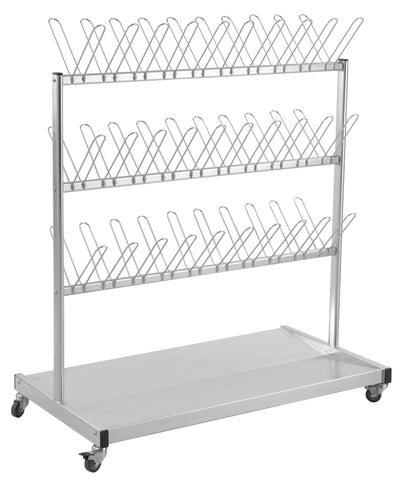 Carrello porta scarpe e stivali elettro galvanizzato km125264-o carrelli asciugatori