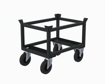 Carrello porta pallet con dispositivo di bloccaggio Nero KM221-PSH Carrelli porta-pallet