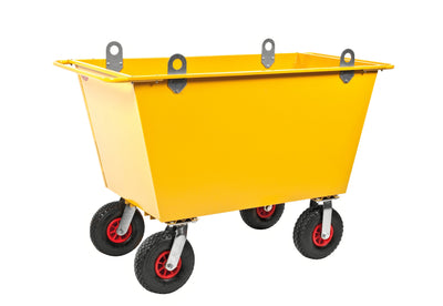 Carrelli per rifiuti 400 l  giallo km143275-l carrelli per rifiuti