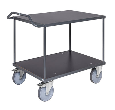 Carrello tavolo grigio scuro km337-2b-ergo carrelli ergonomici