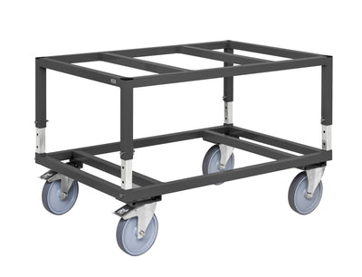 Carrello porta pallet  grigio scuro km222-ergo carrelli ergonomici