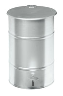 Contenitore rifiuti 30 l galvanizzati km30gf carrelli per rifiuti