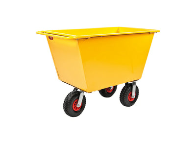 Carrelli per rifiuti 400 l  giallo km143275 carrelli per rifiuti