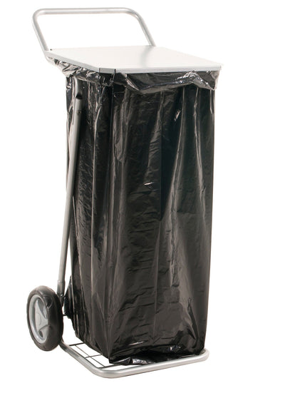 Carrello porta sacco  grigio km144904 carrelli per rifiuti