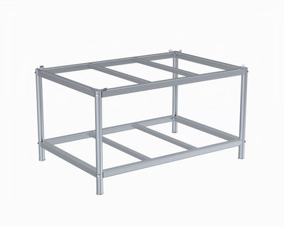 Banco porta-pallet con ferma pallet Elettro galvanizzato KM220-EP Movimentazione pallet