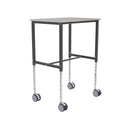 Tavolo con ruote  grigio km159-mg-ergo carrelli ergonomici
